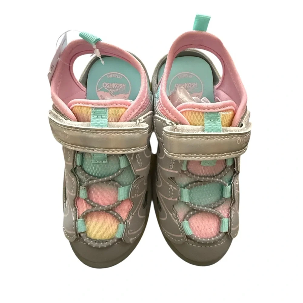 OshKosh B'gosh Martin Toddler Girls' Everplay Sandals.‎ Size 8 NWT